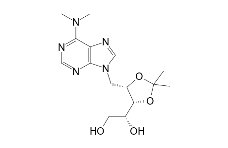 N(6),N(6)-Dimethyl-9-(2,3-O-isopropylidene-D-ribityl)adenine