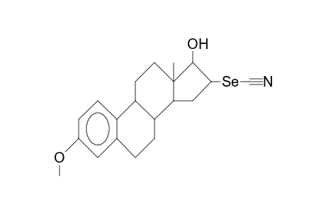 16a-Selenothiocyanato-3-methoxy-17b-hydroxy-1,3,5(10)-estratriene