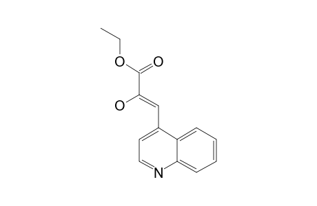 ETHYL-2-HYDROXY-3-(4-QUINOLYL)-PROPENOATE-(ENOL)