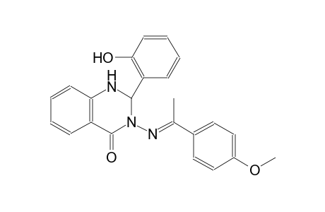 2-(2-hydroxyphenyl)-3-{[(E)-1-(4-methoxyphenyl)ethylidene]amino}-2,3-dihydro-4(1H)-quinazolinone