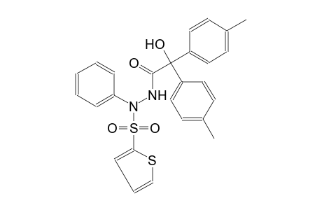 2-thiophenesulfonic acid, 2-[2-hydroxy-2,2-bis(4-methylphenyl)acetyl]-1-phenylhydrazide