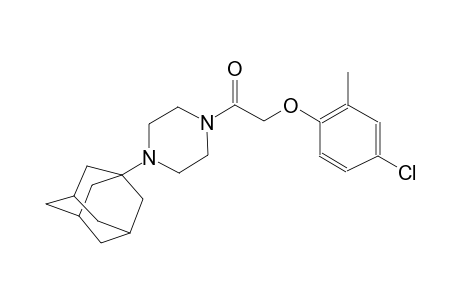 piperazine, 1-[(4-chloro-2-methylphenoxy)acetyl]-4-tricyclo[3.3.1.1~3,7~]dec-1-yl-