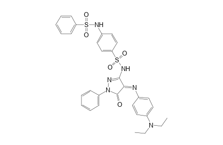 4'-{{4-[p-(diethylamino)phenylimino]-5-oxo-1-phenyl-2-pyrazolin-3-yl}sulfamoyl}benzenesulfonanilide