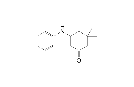 3,3-Dimethyl-5-phenylazanyl-cyclohexan-1-one