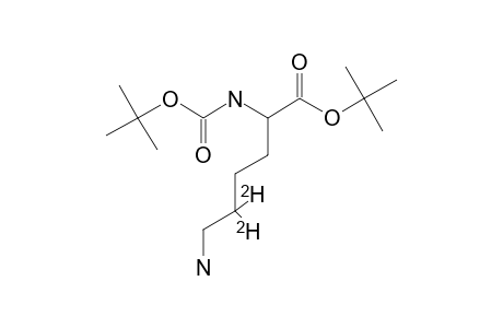 TERT.-BUTYL-6-AMINO-2-(TERT.-BUTOXYCARBONYLAMINO)-5,5-DIDEUTERIOHEXANOATE