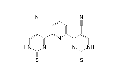 2,6-Bis[5-cyano-1,2-dihydro-2-thiopyrimidin-4-yl]pyridine
