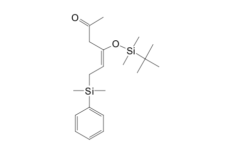 (E)-4-(tert-butyl-dimethylsilyl)oxy-6-(dimethyl-phenylsilyl)hex-4-en-2-one