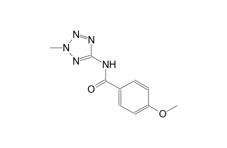 4-methoxy-N-(2-methyl-2H-tetraazol-5-yl)benzamide
