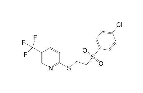 Pyridine, 2-[2-(4-chlorophenylsulfonyl)ethylthio]-5-trifluoromethyl-
