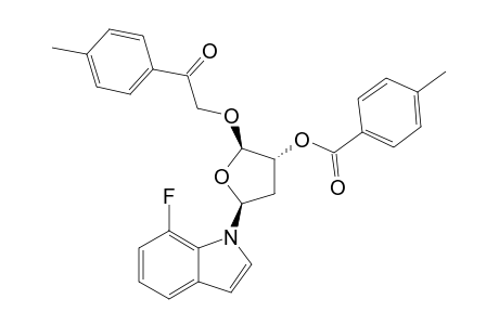 1-[2'-DESOXY-3',5'-BIS-O-(4-METHYLBENZOYL)-BETA-D-ERYTHROPENTOFURANOSYL]-7-FLUOROINDOLE