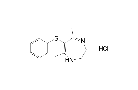 2,3-dihydro-5,7-dimethyl-6-(phenylthio)-1H-1,4-diazepine, monohydrochloride