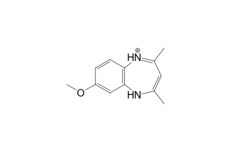 7-Methoxy-2,4-dimethyl-5H-benzo[b]-[1,4]diazepin-1-ium - Hydrogensulfate