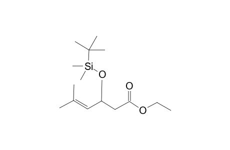 Ethyl-3-(tert-butyldimethylsilyloxy)-5-methylhex-4-enoate