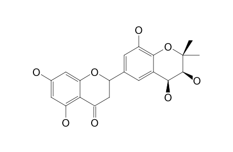 SIGMOIDIN-G;5,7,3',4'',5''-PENTAHYDROXY-6'',6''-DIMETHYL-[2'',3'',4',5']-FLAVANONE