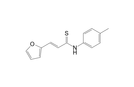 (E)-3-(2-furanyl)-N-(4-methylphenyl)-2-propenethioamide