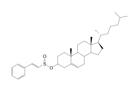 Cholesteryl (Rs)-(E)-2-phenylethenesulfinate