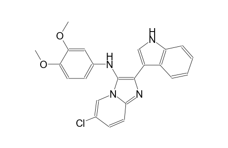 6-chloro-N-(3,4-dimethoxyphenyl)-2-(1H-indol-3-yl)imidazo[1,2-a]pyridin-3-amine