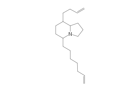 8-(3'-Buten-1'-yl)-5-(6"-hepten-1"-yl)indolizidine