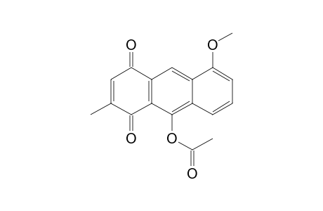 1,4-Anthracenedione, 9-(acetyloxy)-5-methoxy-2-methyl-