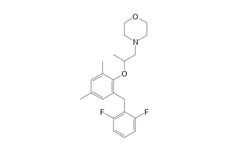 4-(2-(2-(2,6-Difluorobenzyl)-4,6-dimethylphenoxy)propyl)morpholine