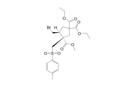 DIETHYL-4-(BROMOMETHYL)-3-(METHOXYCARBONYL)-3-(TOSYLMETHYL)-CYCLOPENTANE-1,1-DICARBOXYLATE