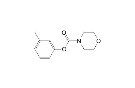 4-morpholinecarboxylic acid, 3-methylphenyl ester