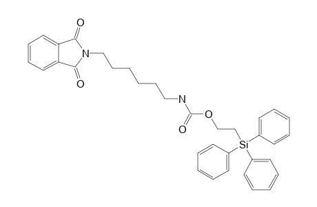 N-2-(TRIPHENYLSILYL)-ETHOXYCARBONYL-N'-PHTHALOYL-1,6-DIAMINOHEXANE