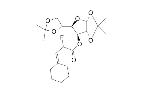 (1,2:5,6-Di-isopropylidene-.alpha.,D-glucofuranose-3-O-yl) 2-fluoro-3-cyclohexylidenepropanoate