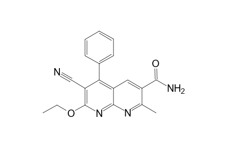 3-Cyano-6-amido-2-ethoxy-7-methyl-4-phenyl-1,8-naphthyridine