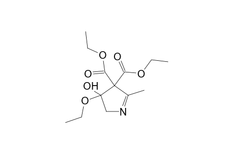 4-Hydroxy-4,5-dihydro-2-methyl-3,3,4-triethoxycarbonylpyrrole