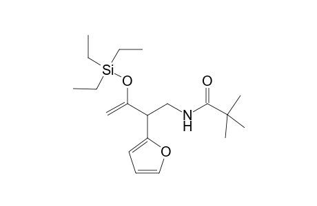 N-(2-(Furan-2-yl)-3-(triethylsilyloxy)but-3-en-1-yl)pivalamide