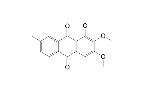 8-HYDROXY-6,7-DIMETHOXY-2-METHYL-9,10-ANTHRAQUINONE;1-HYDROXY-2,3-DIMETHOXY-7-METHYL-9,10-ANTHRAQUINONE