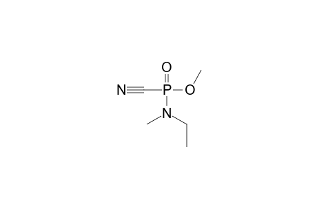 O-methyl N-ethyl N-methyl phosphoramidocyanidate