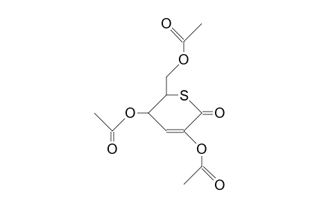2,4,6-Tri-O-acetyl-3-deoxy-5-thio-D-erythro-hex-2-eno-1,5-lactone