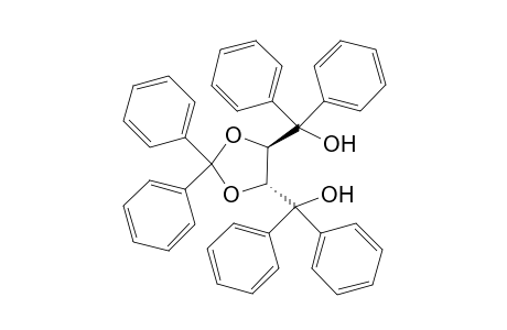 (4R,5R)-.alpha.,.alpha.,.alpha.'.alpha.'-2,2-Hexaphenyl-4,5-dimethol-1,3-dioxolane