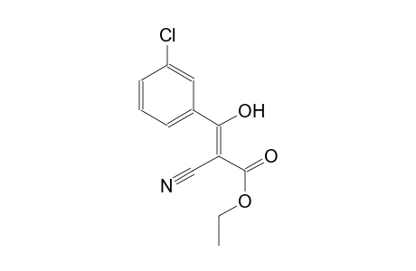 ethyl (2Z)-3-(3-chlorophenyl)-2-cyano-3-hydroxy-2-propenoate