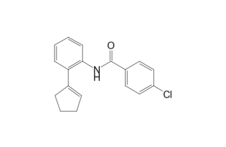 4-Chloro-N-(2-cyclopent-1-en-1-ylphenyl)benzamide