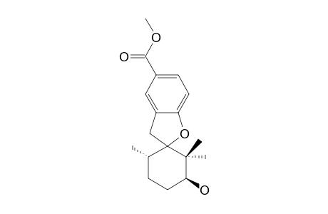 FILIFOLINOL;METHYL-3'-HYDROXY-2',2',6'-TRIMETHYL-3H-SPIRO-[1-BENZOFURAN-2,1'-CYCLOHEXANE]-5-CARBOXYLATE