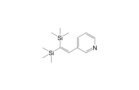 2-(3-Pyridyl)-1,1-bis(trimethylsilyl)ethene