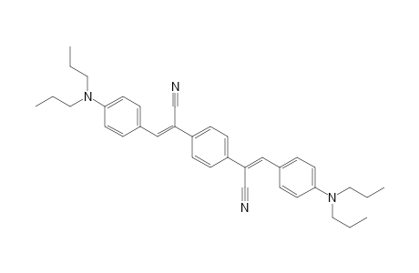 1,4-Benzenediacetonitrile, .alpha.,.alpha.'-bis[[4-(dipropylamino)phenyl]methylene]-
