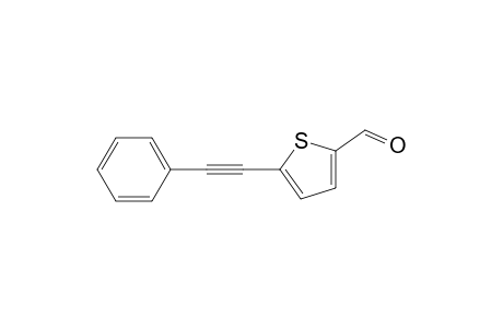 5-(phenylethynyl)thiophene-2-carbaldehyde