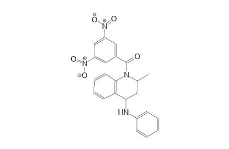 1-(3,5-dinitrobenzoyl)-2-methyl-N-phenyl-1,2,3,4-tetrahydro-4-quinolinamine