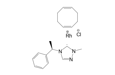 (R)-Chloro(eta-4-1,5-cyclooctadiene)(1-methyl-4-(1-phenylethyl)-4,5-dihydro-1H-1,2,4-triazol-5-ylidene)rhodium(I)