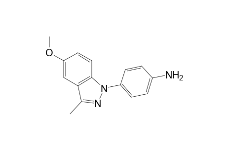 1-(p-Aminophenyl)-3-methyl-5-methoxy-1H-indazole