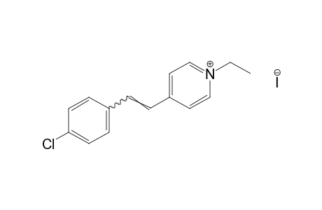 4-(p-chlorostyryl)-1-ethylpyridinium iodide