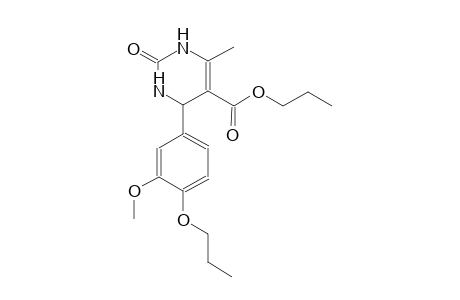 5-pyrimidinecarboxylic acid, 1,2,3,4-tetrahydro-4-(3-methoxy-4-propoxyphenyl)-6-methyl-2-oxo-, propyl ester