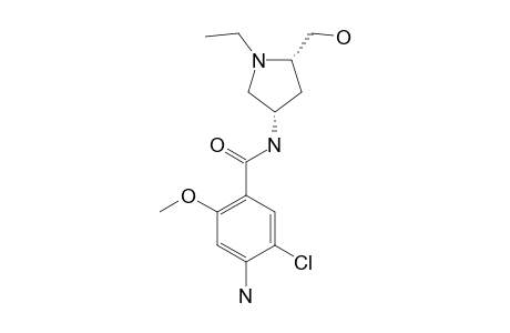 4-AMINO-5-CHLORO-2-METHOXY-N-[(2R,4S)-1-ETHYL-2-HYDROXYMETHYL-4-PYRROLIDINYL]-BENZAMIDE