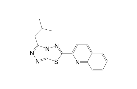 quinoline, 2-[3-(2-methylpropyl)[1,2,4]triazolo[3,4-b][1,3,4]thiadiazol-6-yl]-