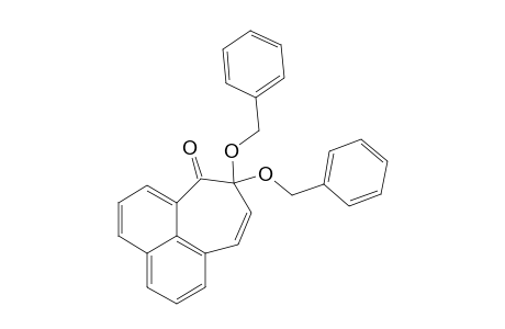 Cyclohepta[de]naphthalen-7(8H)-one, 8,8-bis(phenylmethoxy)-