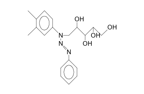 Ribitol, 1-deoxy-1-[3-phenyl-1-(3,4-xylyl)-2-triazeno]-, D-